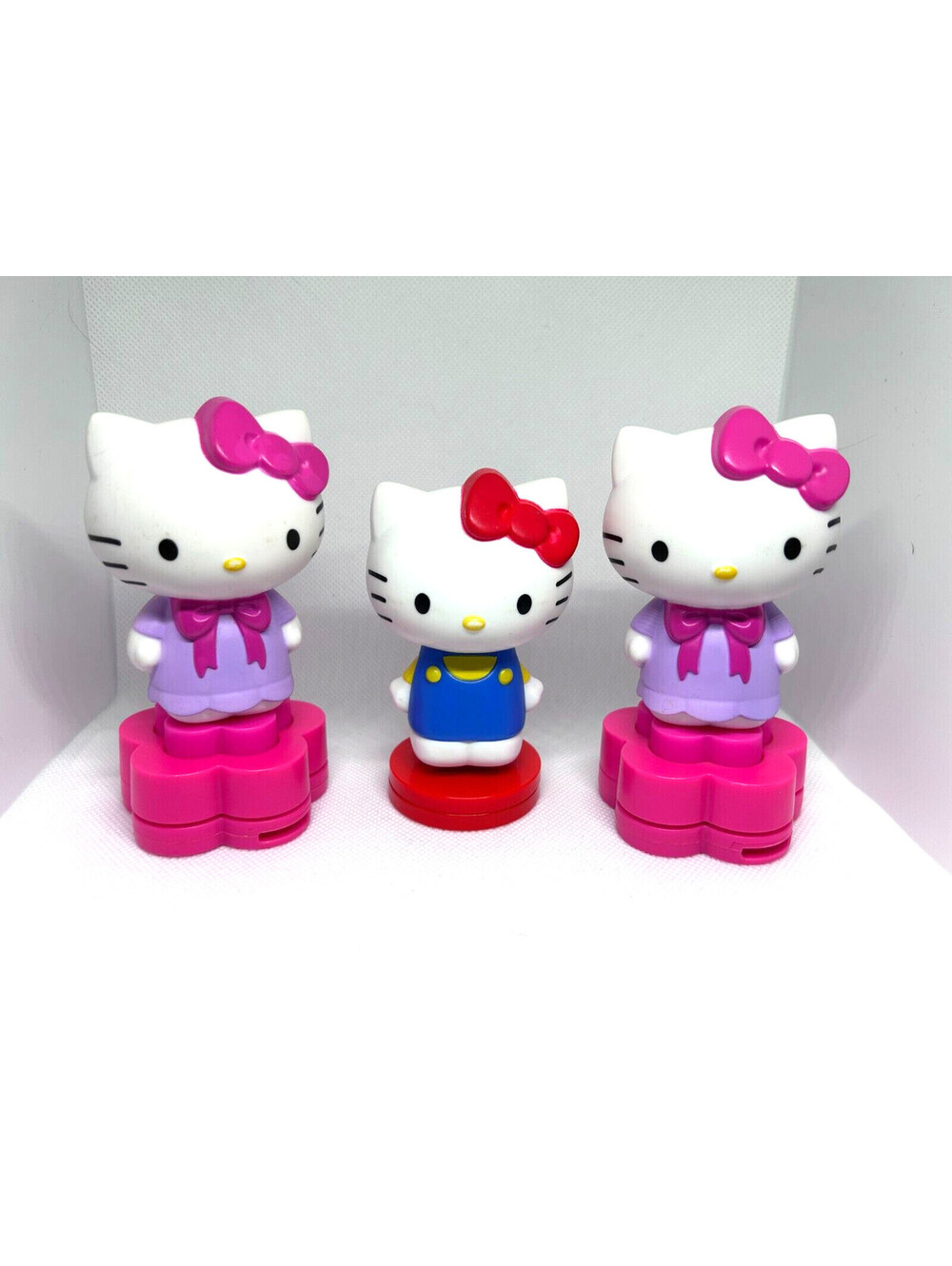Hello Kitty Hole Punch Figures and Bow Tie Embosser Figure - Lot of 3